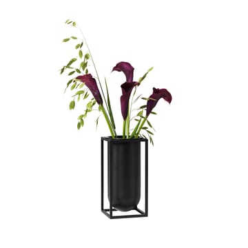 Kubus Vase Lily - Schwarz - Audo Copenhagen