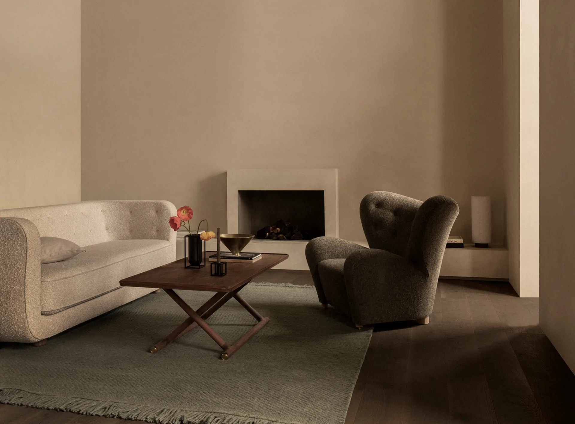 Kubus Vase Lolo, Schwarz Audo Copenhagen