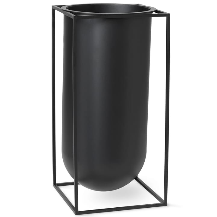 Kubus Vase Nolia, Schwarz Audo Copenhagen