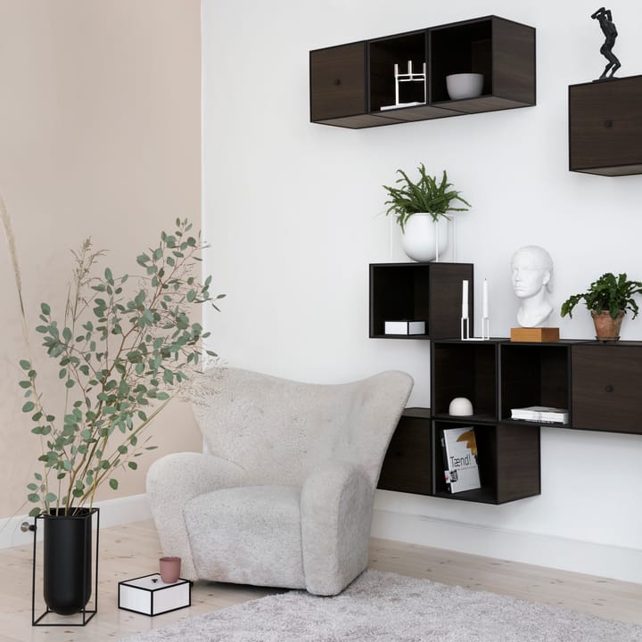 Kubus Vase Nolia, Schwarz Audo Copenhagen