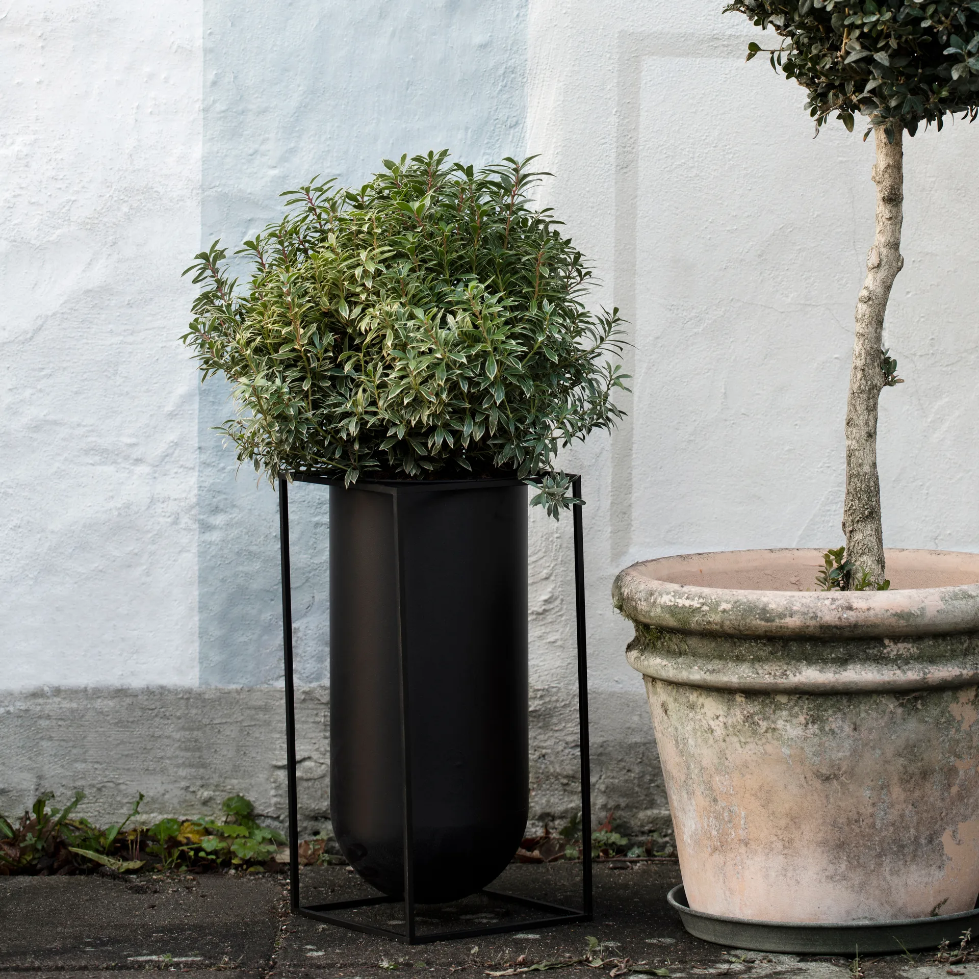 Kubus Vase Nolia, Schwarz Audo Copenhagen