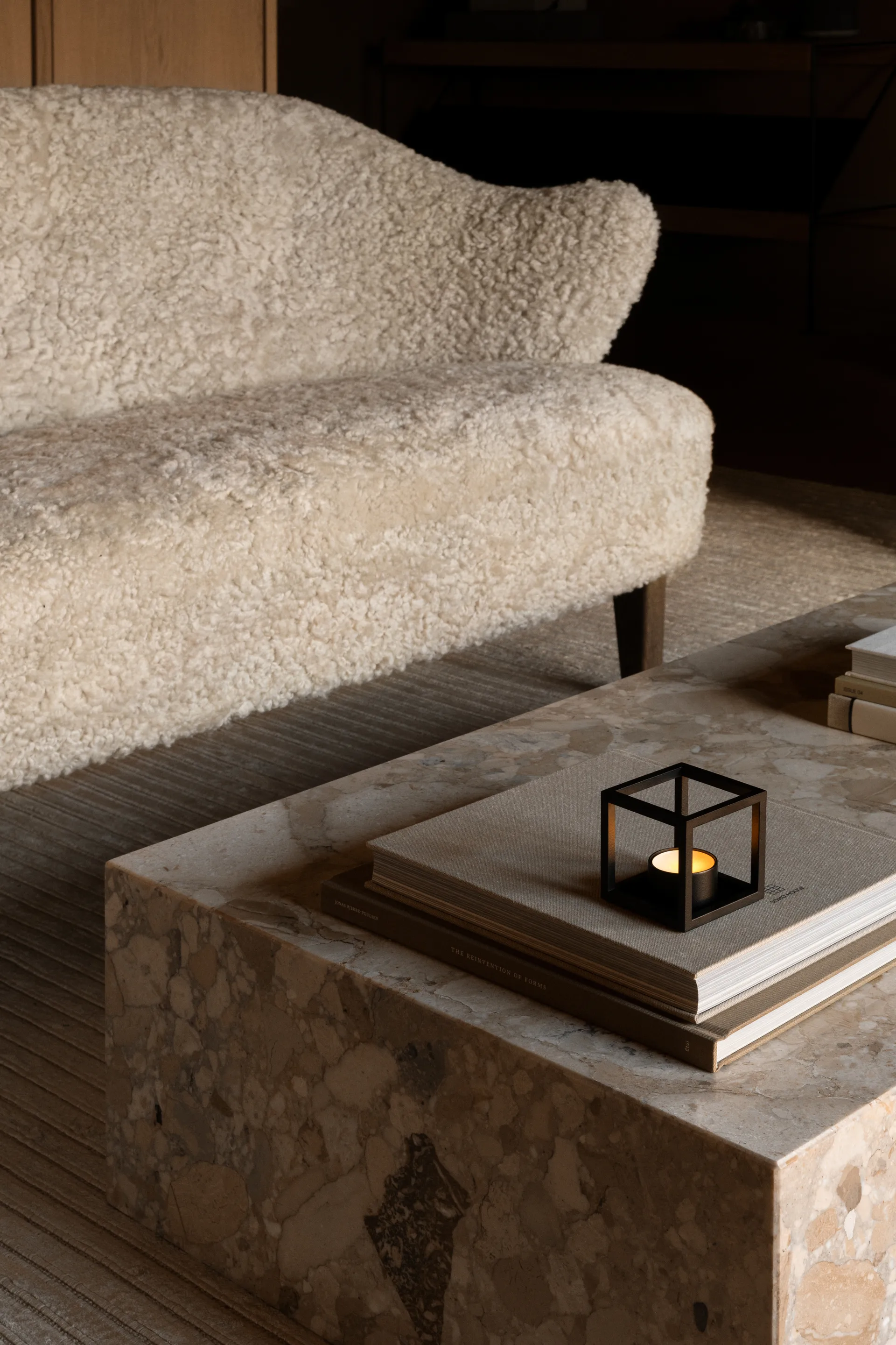 Kubus Windlicht, Schwarz Audo Copenhagen