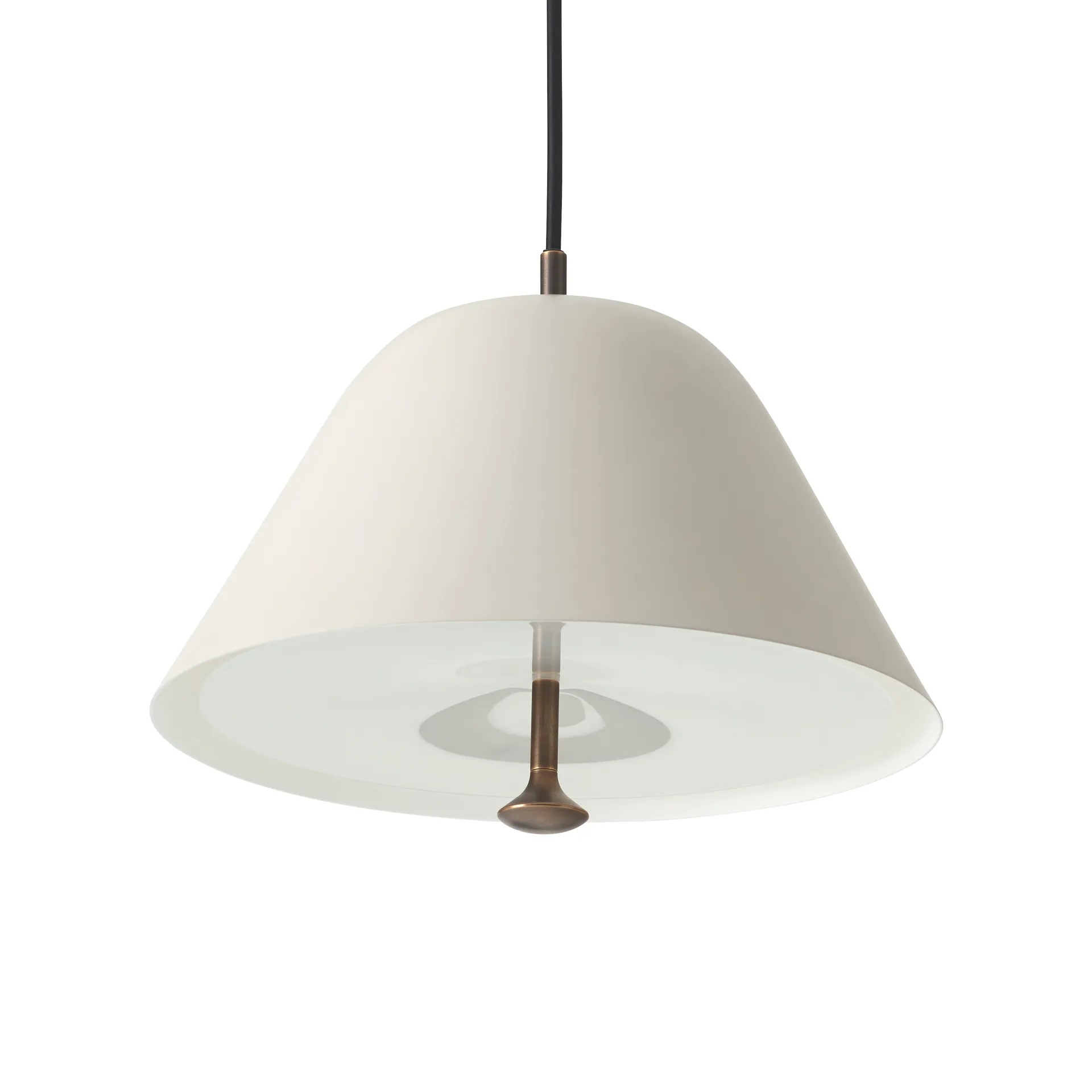 Levitate Pendelleuchte Ø28cm, Grau-Bronziertes Messing Audo Copenhagen
