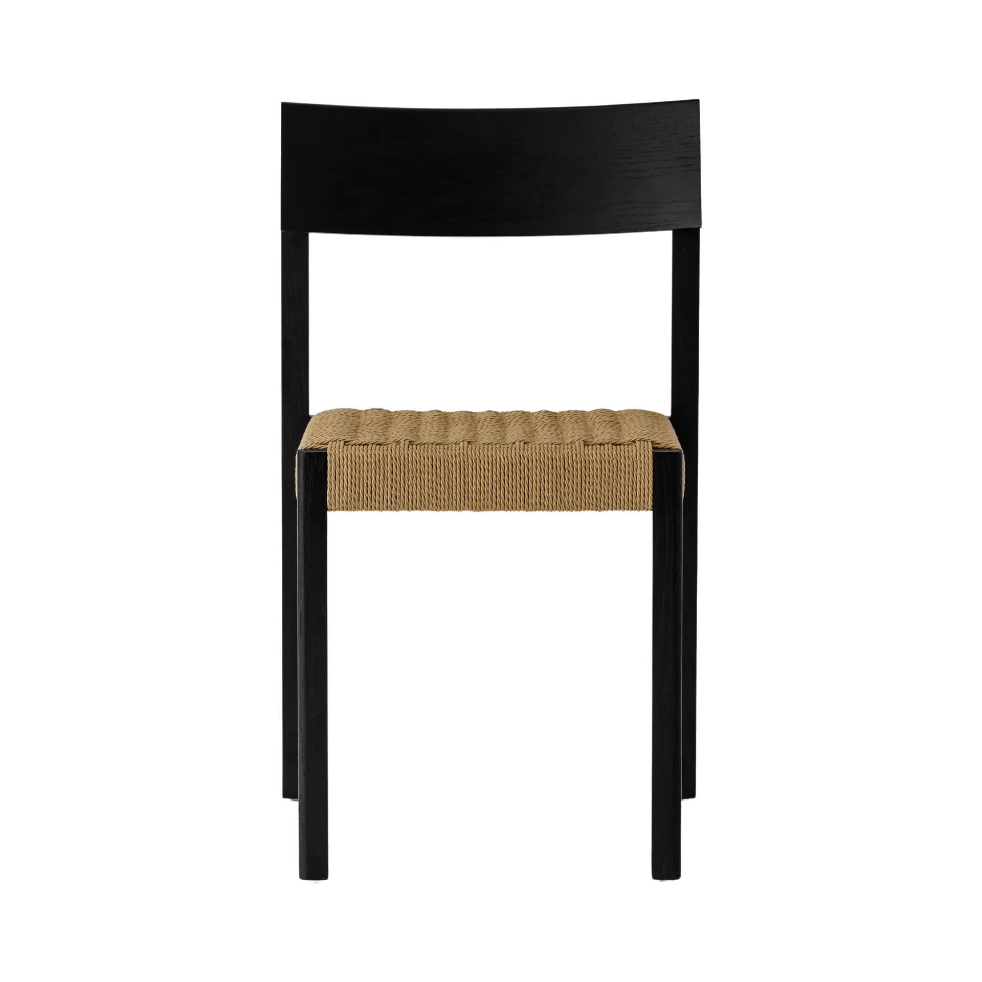 Mauro Stuhl, Black oak-paper cord Audo Copenhagen