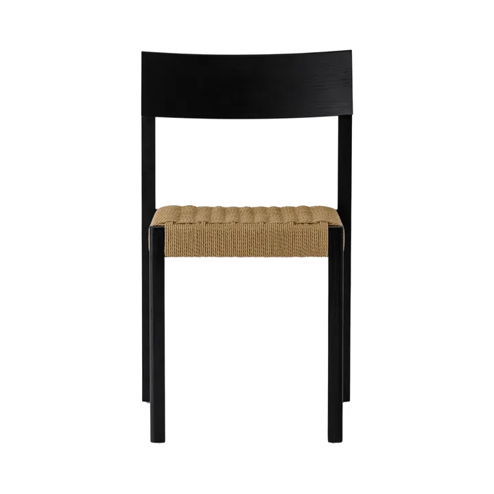 Mauro Stuhl - Black oak-paper cord - Audo Copenhagen