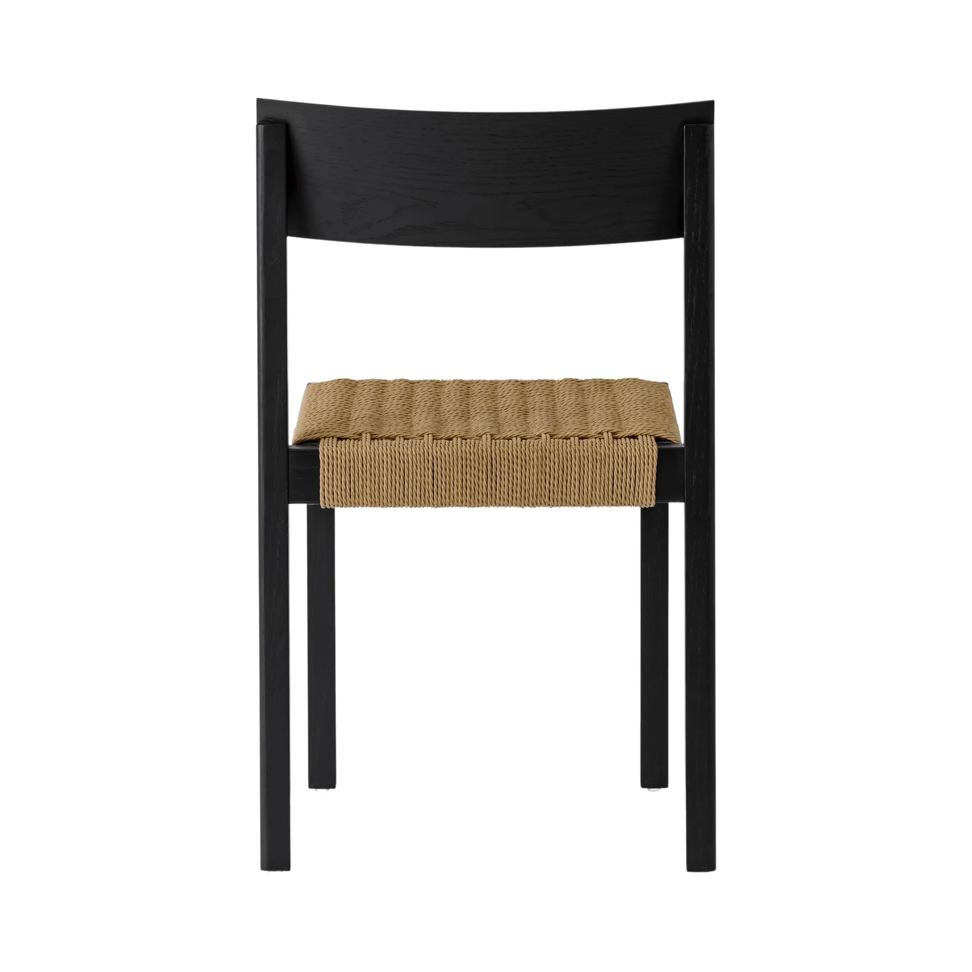 Mauro Stuhl, Black oak-paper cord Audo Copenhagen