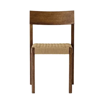 Mauro Stuhl - Dark stained oak-paper cord - Audo Copenhagen