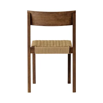 Mauro Stuhl - Dark stained oak-paper cord - Audo Copenhagen