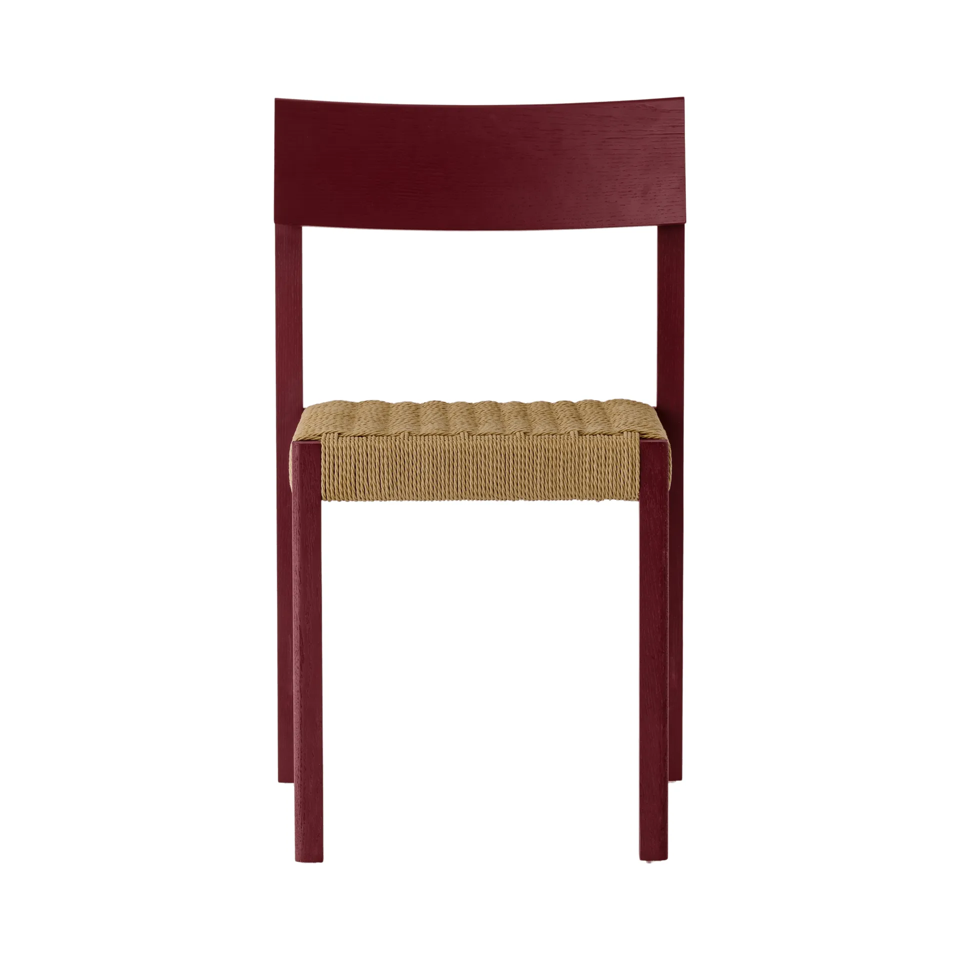 Mauro Stuhl, French red oak-paper cord Audo Copenhagen