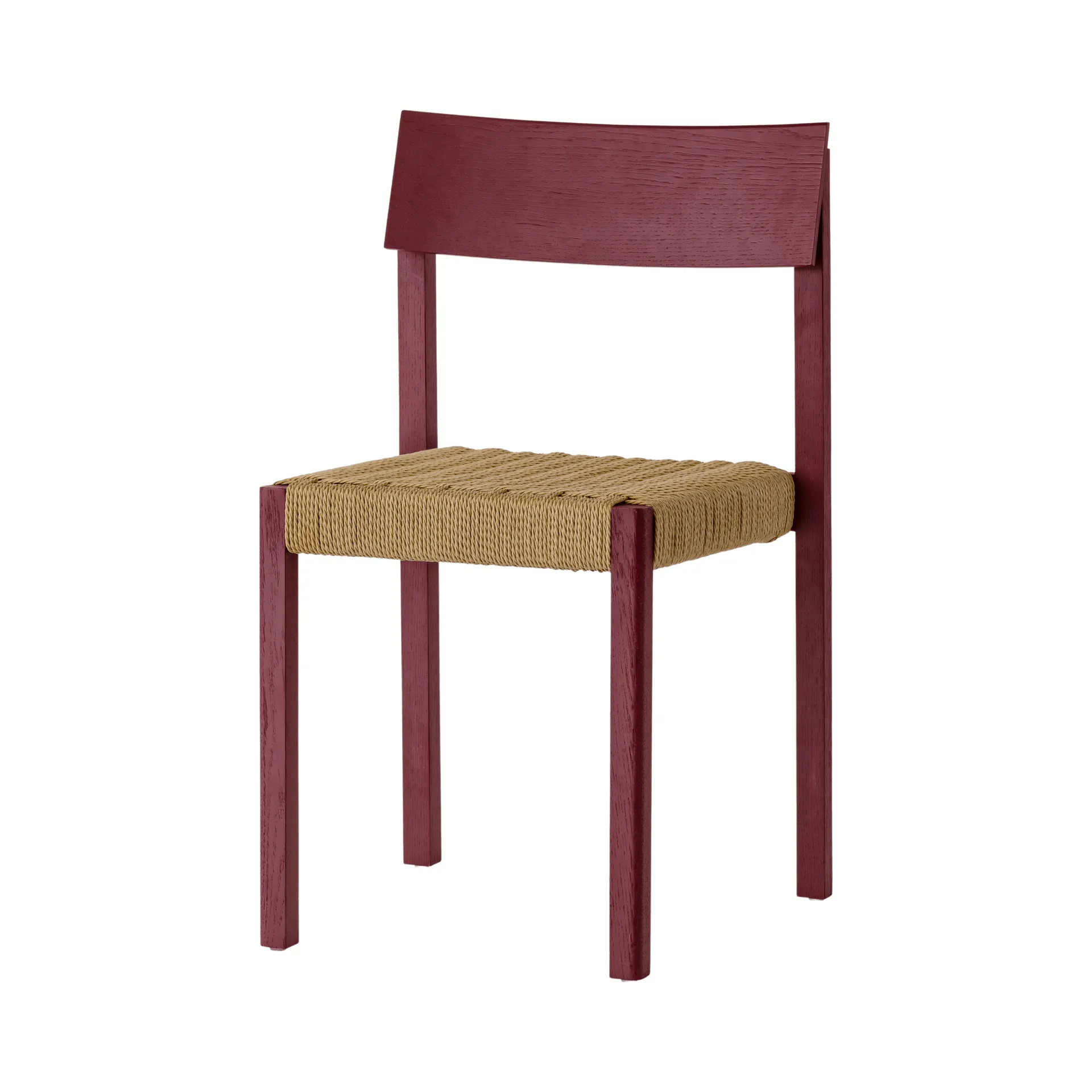Mauro Stuhl, French red oak-paper cord Audo Copenhagen