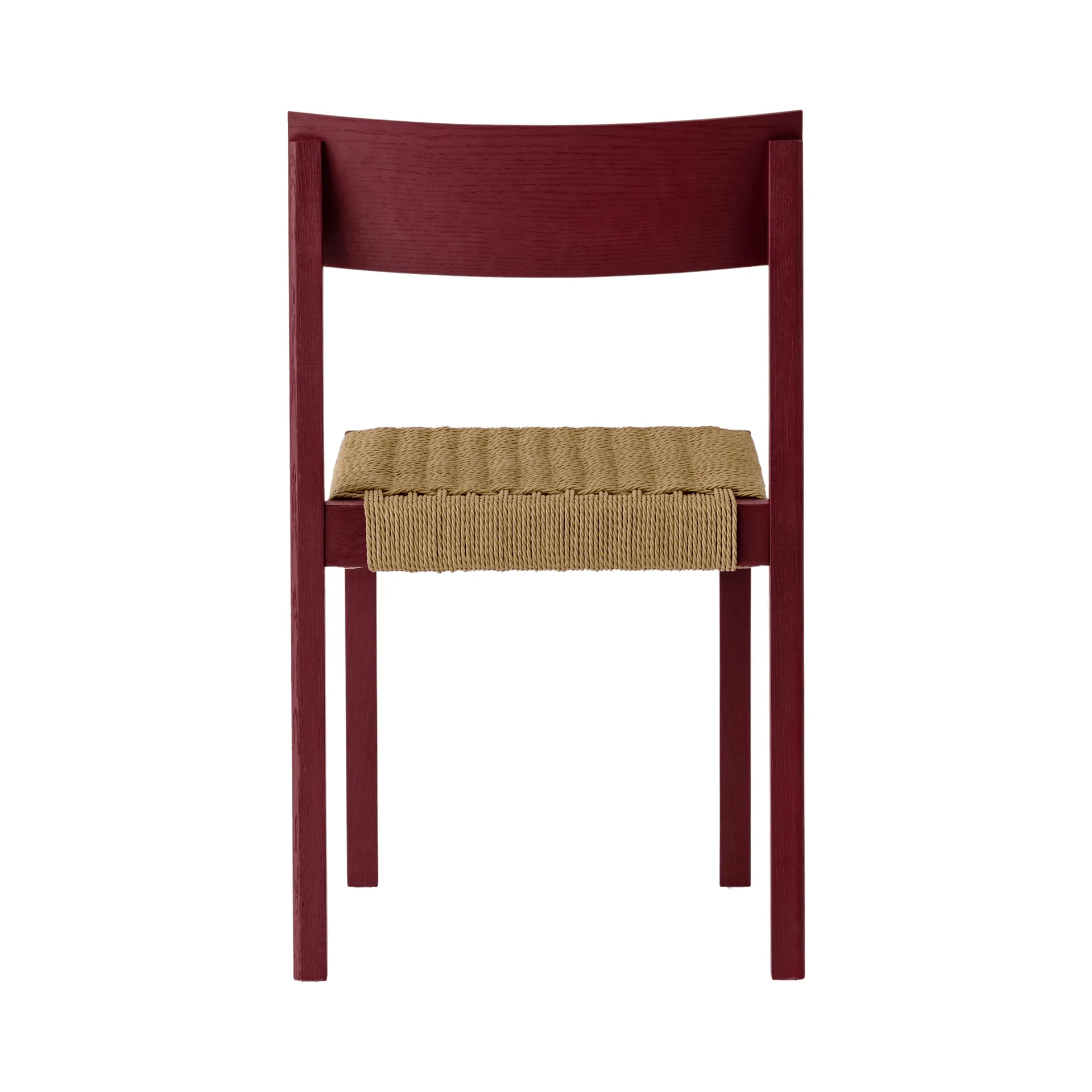 Mauro Stuhl, French red oak-paper cord Audo Copenhagen