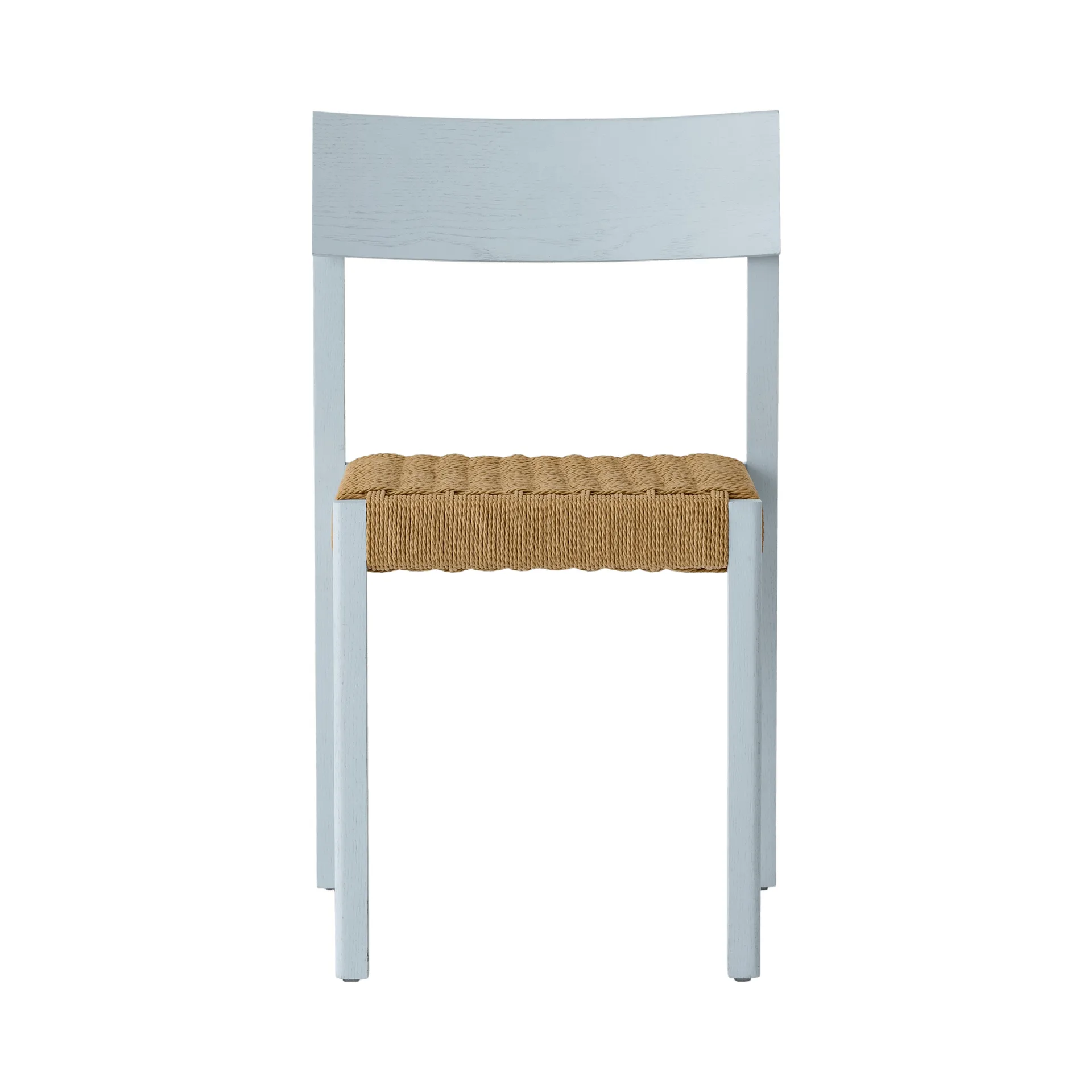 Mauro Stuhl, Linen blue oak-paper cord Audo Copenhagen