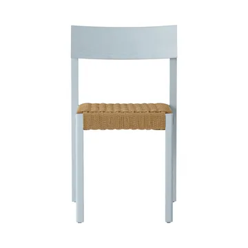 Mauro Stuhl - Linen blue oak-paper cord - Audo Copenhagen
