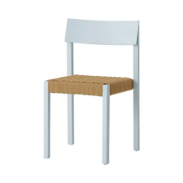 Mauro Stuhl - Linen blue oak-paper cord - Audo Copenhagen
