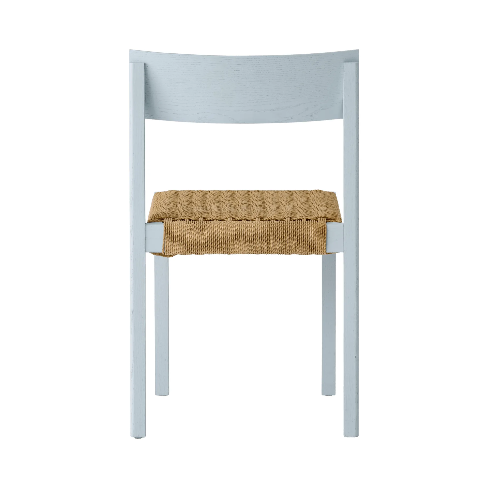 Mauro Stuhl, Linen blue oak-paper cord Audo Copenhagen