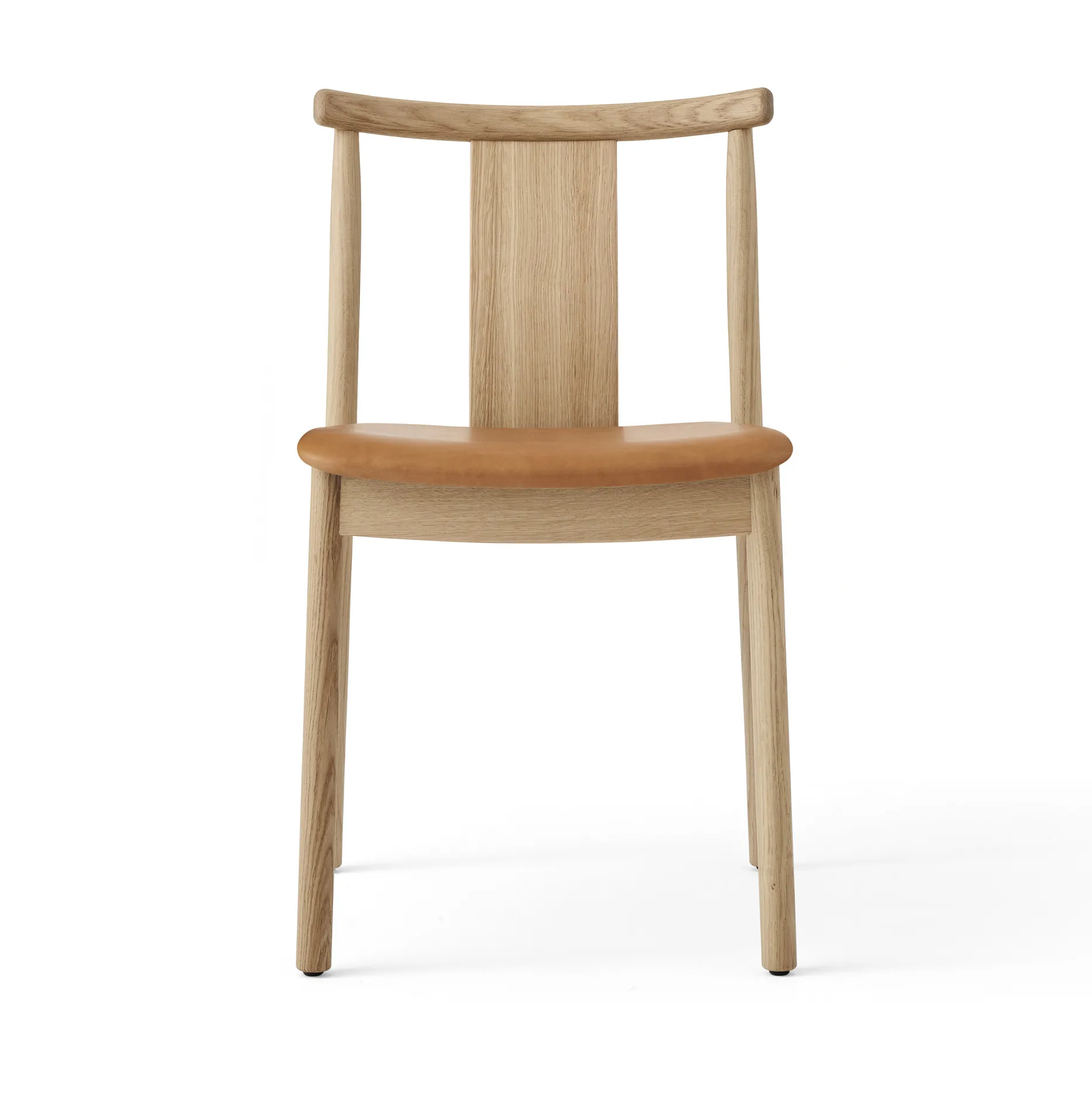 Merkur Stuhl mit Sitzkissen, Oak- Dakar 0250 cognac Audo Copenhagen
