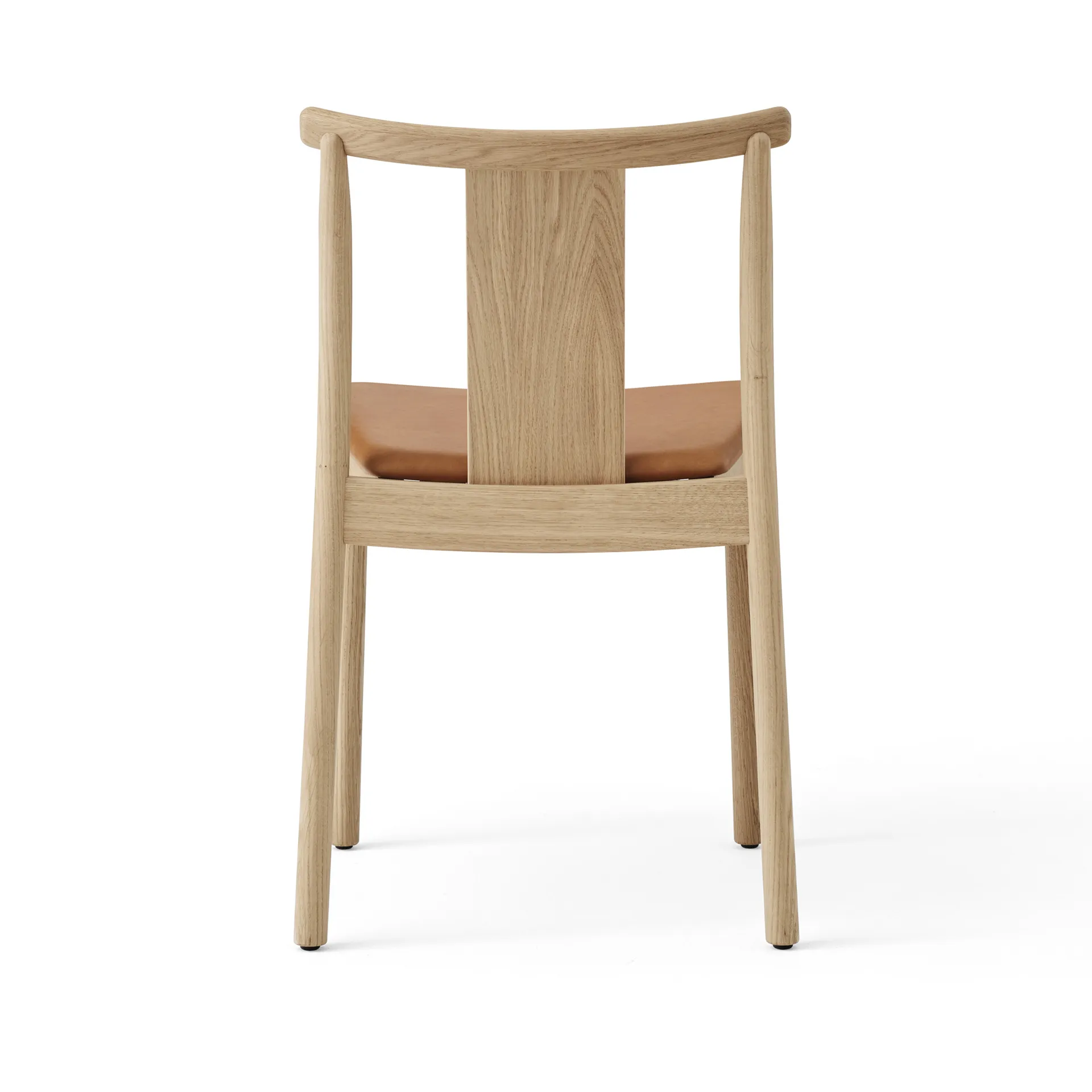 Merkur Stuhl mit Sitzkissen, Oak- Dakar 0250 cognac Audo Copenhagen