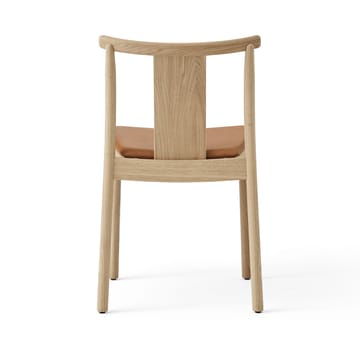 Merkur Stuhl mit Sitzkissen - Oak- Dakar 0250 cognac - Audo Copenhagen