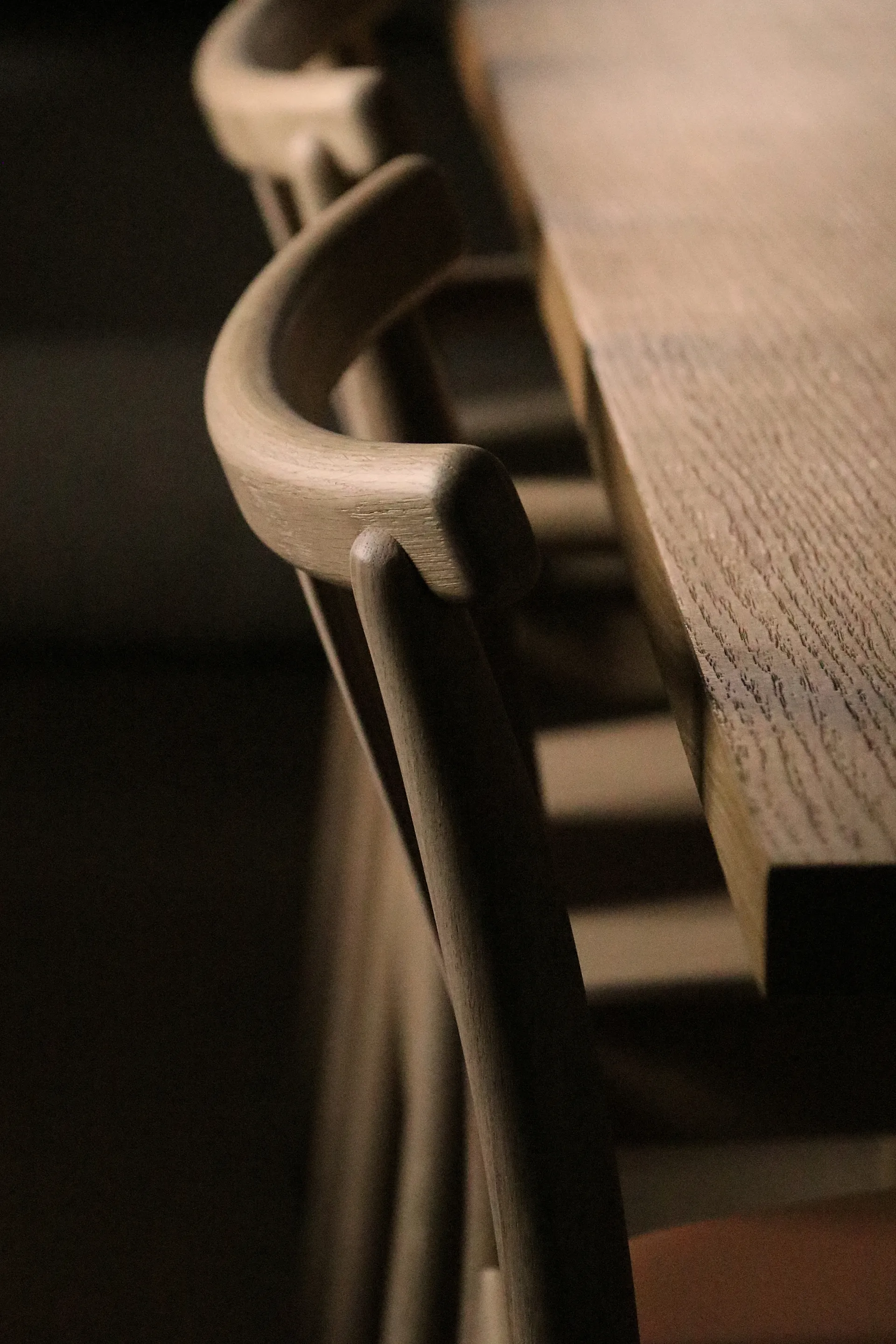 Merkur Stuhl mit Sitzkissen, Oak- Dakar 0250 cognac Audo Copenhagen