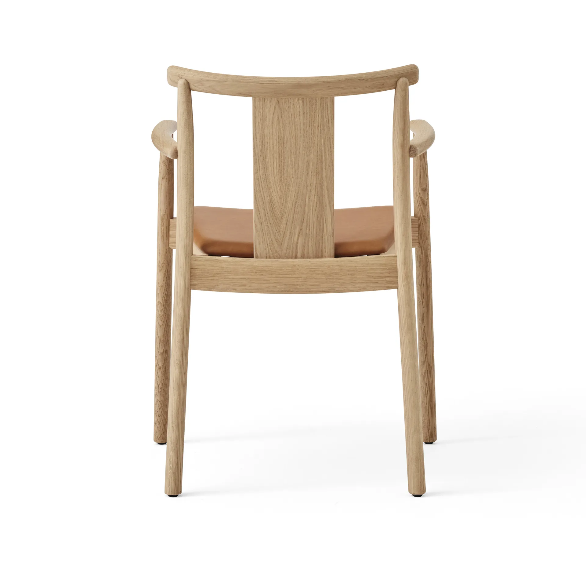 Merkur Stuhl mit Sitzkissen, Oak- Dakar 0250 cognac Audo Copenhagen