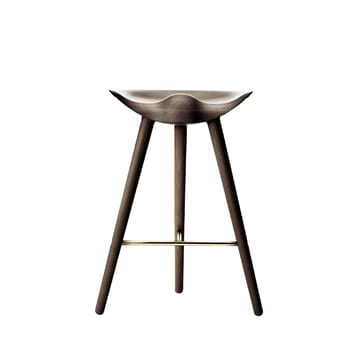 ML 42 Barhocker - Brown oiled oak, brass - Audo Copenhagen