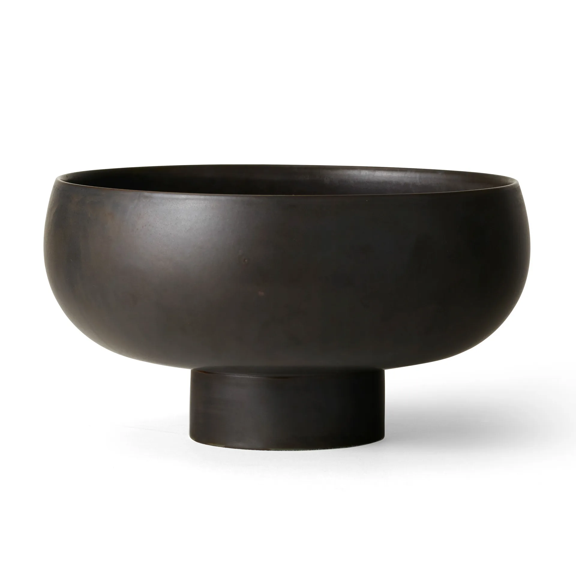 New Norm Fruchtschale Ø25cm, Dunkel glasiert Audo Copenhagen