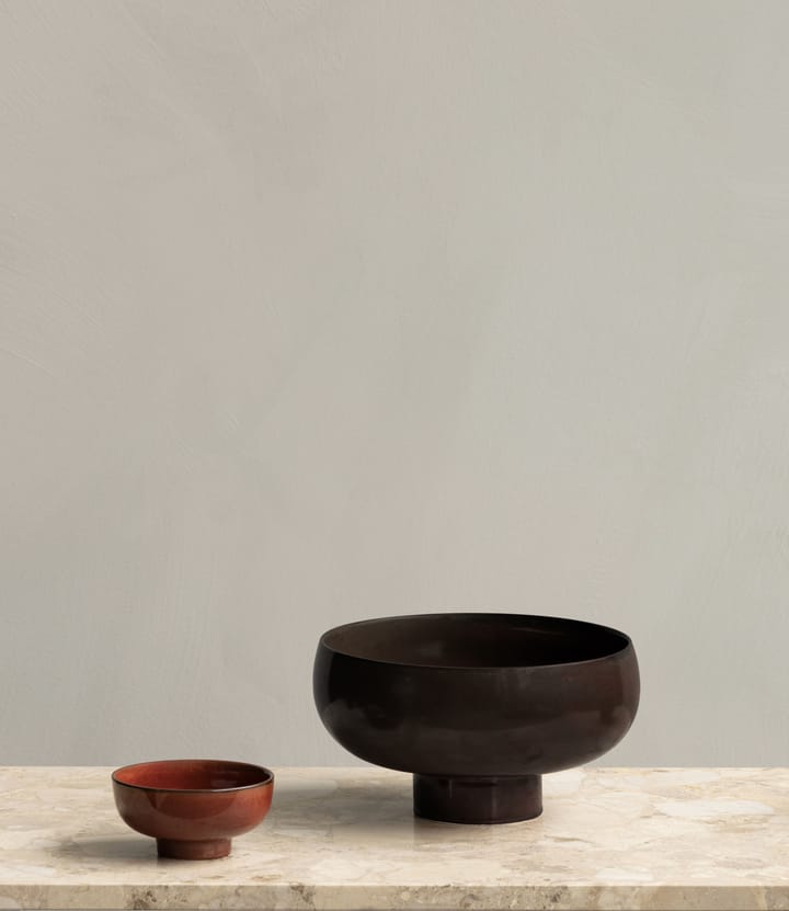 New Norm Fruchtschale Ø25cm, Dunkel glasiert Audo Copenhagen