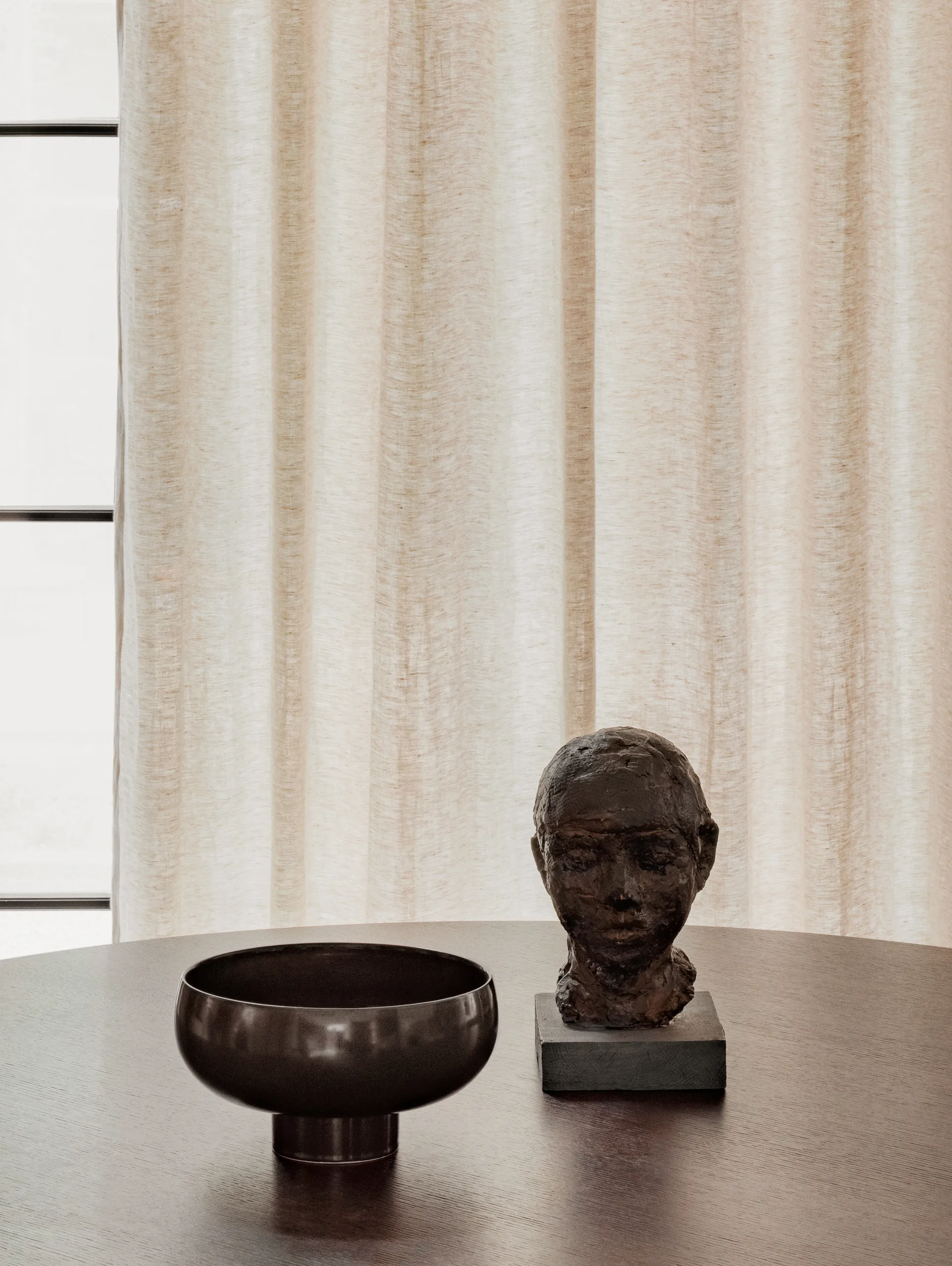 New Norm Fruchtschale Ø25cm, Dunkel glasiert Audo Copenhagen