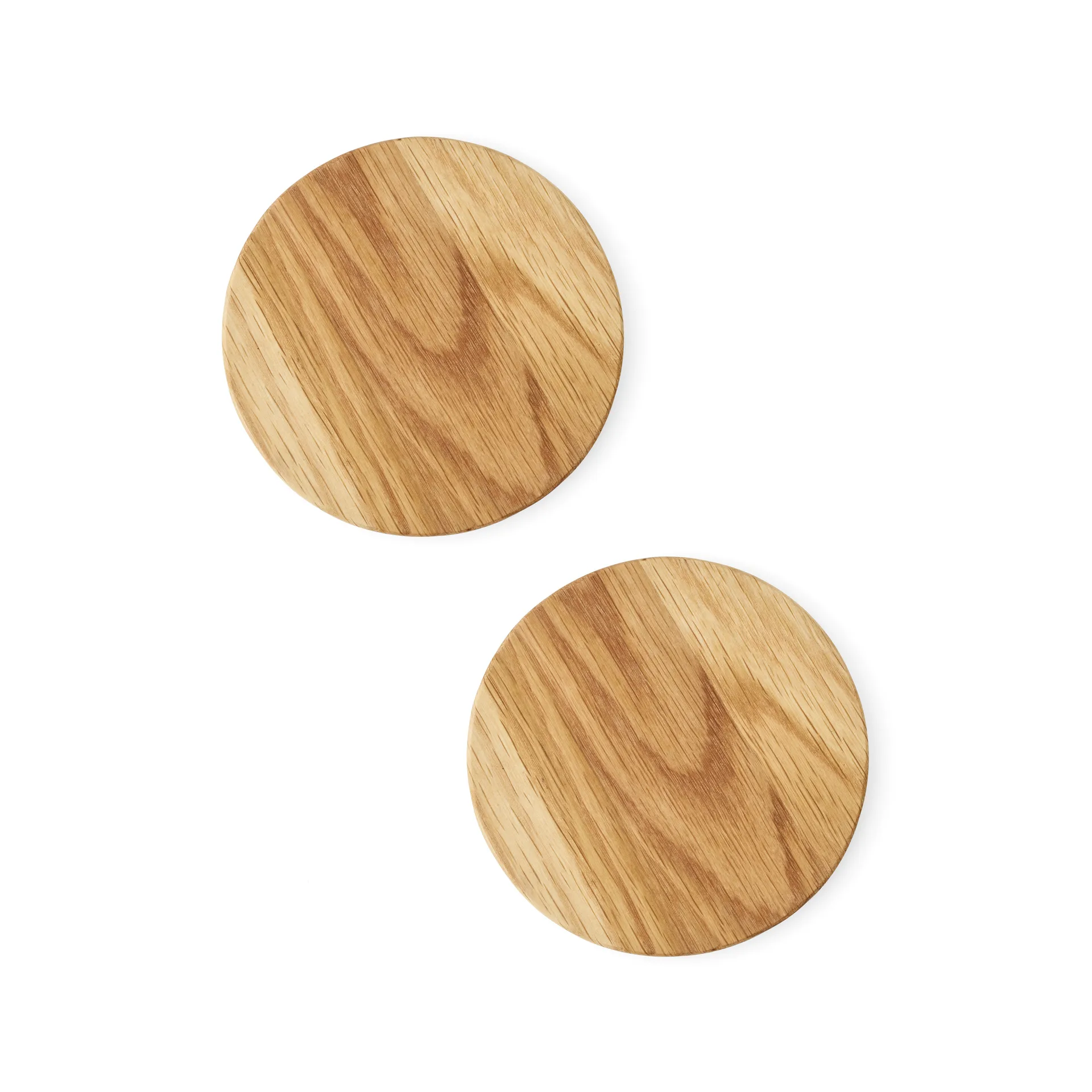 New Norm Glasuntersetzer aus Holz 2er Pack, Eiche geölt Audo Copenhagen