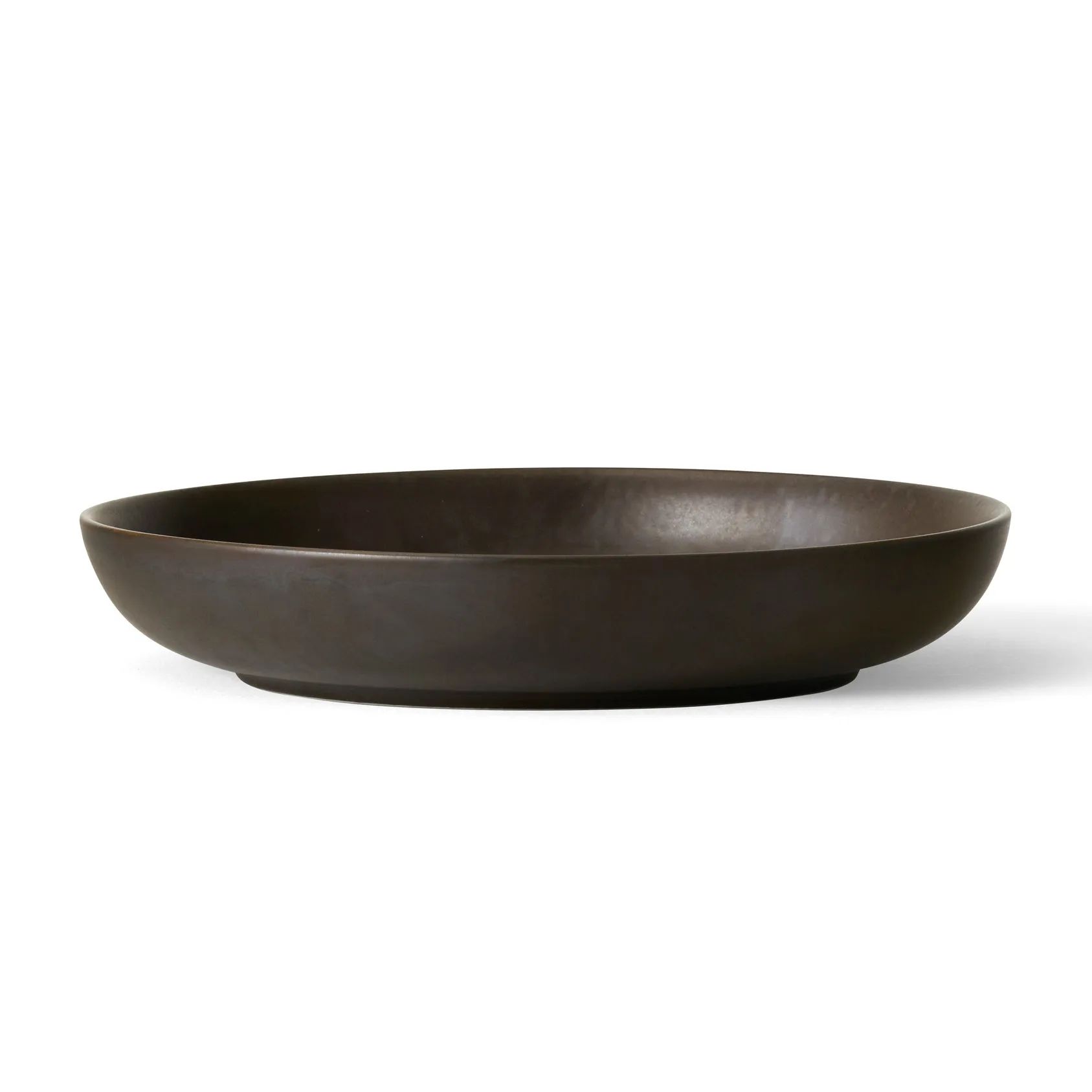 New Norm Teller Ø21cm, Dunkel glasiert Audo Copenhagen