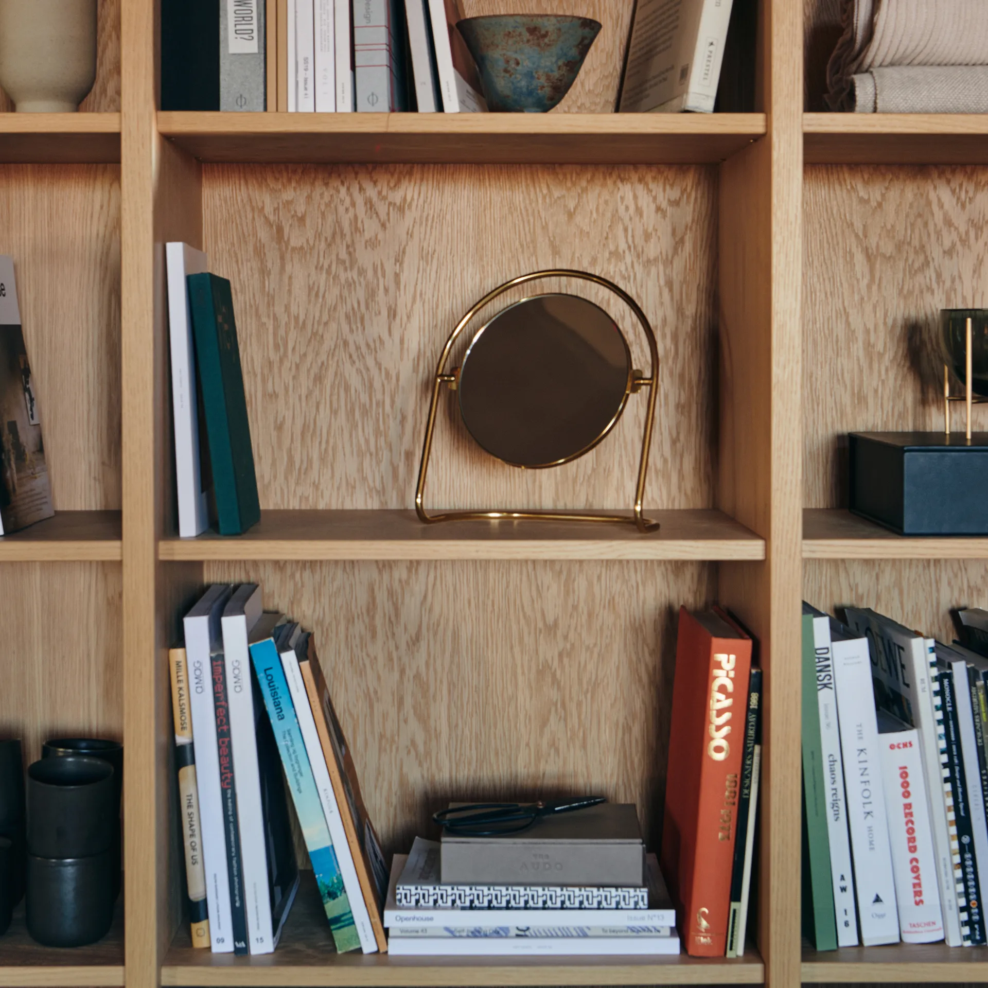 Nimbus Tischsspiegel 25cm, Messing poliert Audo Copenhagen