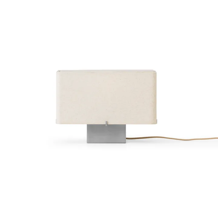 Nonna Tischleuchte 24 cm - Gebürstetes Aluminium–Sand - Audo Copenhagen