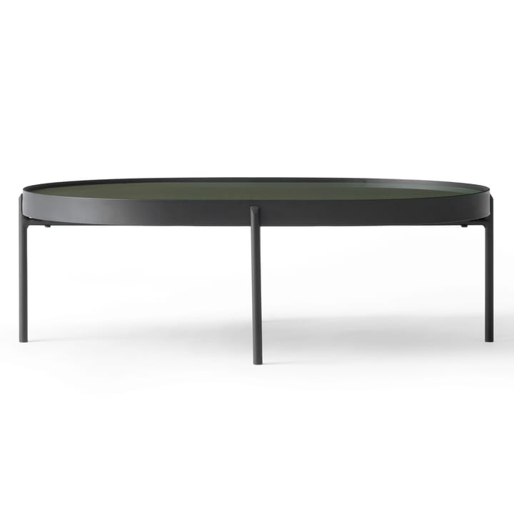NoNo Beistelltisch L 59,5 x 96,5cm, Schwarz-dunkelgrün Audo Copenhagen