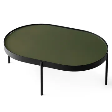 NoNo Couchtisch L 59,5 x 96,5cm - Schwarz-dunkelgrün - Audo Copenhagen