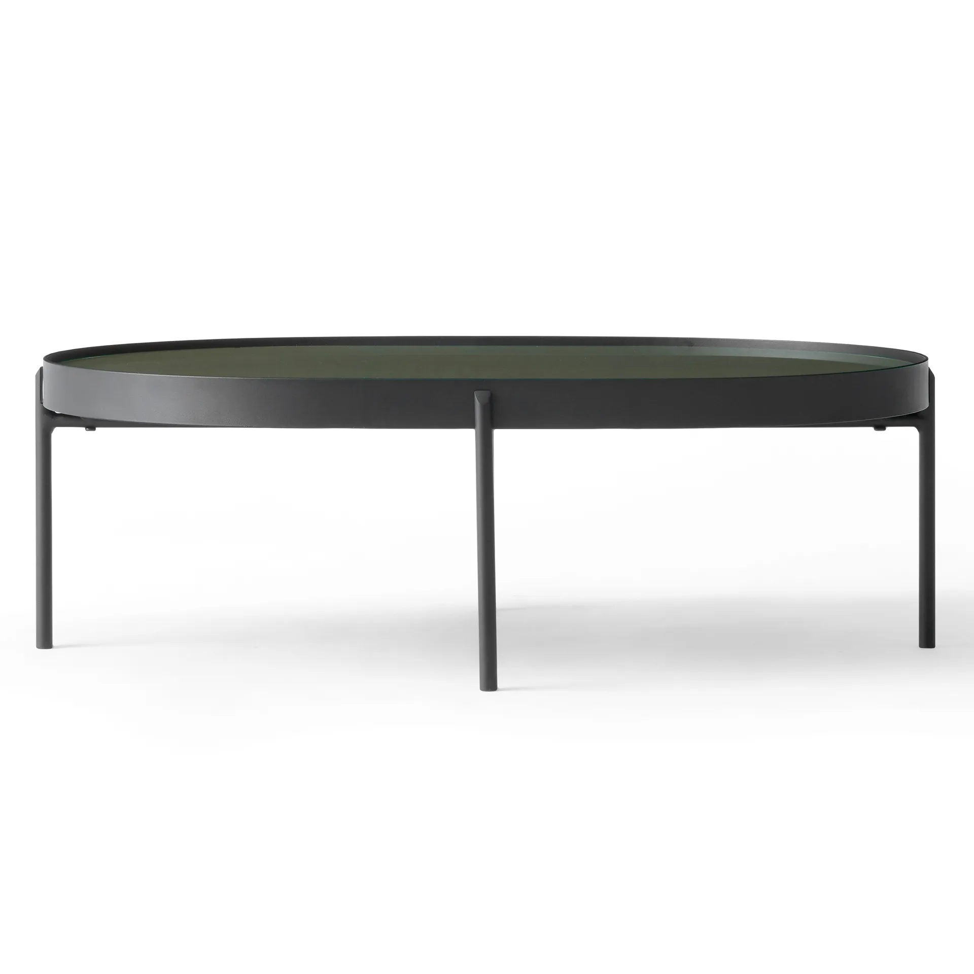 NoNo Couchtisch L 59,5 x 96,5cm, Schwarz-dunkelgrün Audo Copenhagen