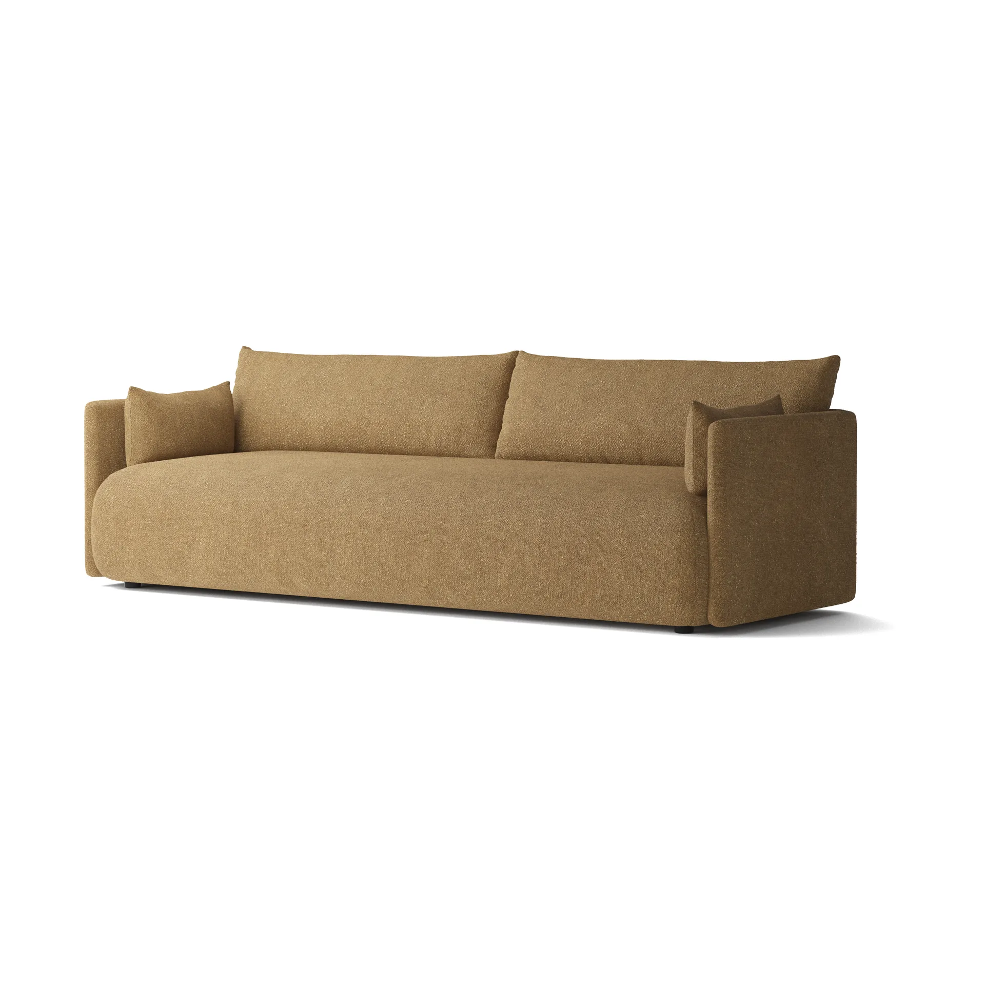 Offset Sofa 3-Sitzer, Audo Bouclé 06 Gold Audo Copenhagen