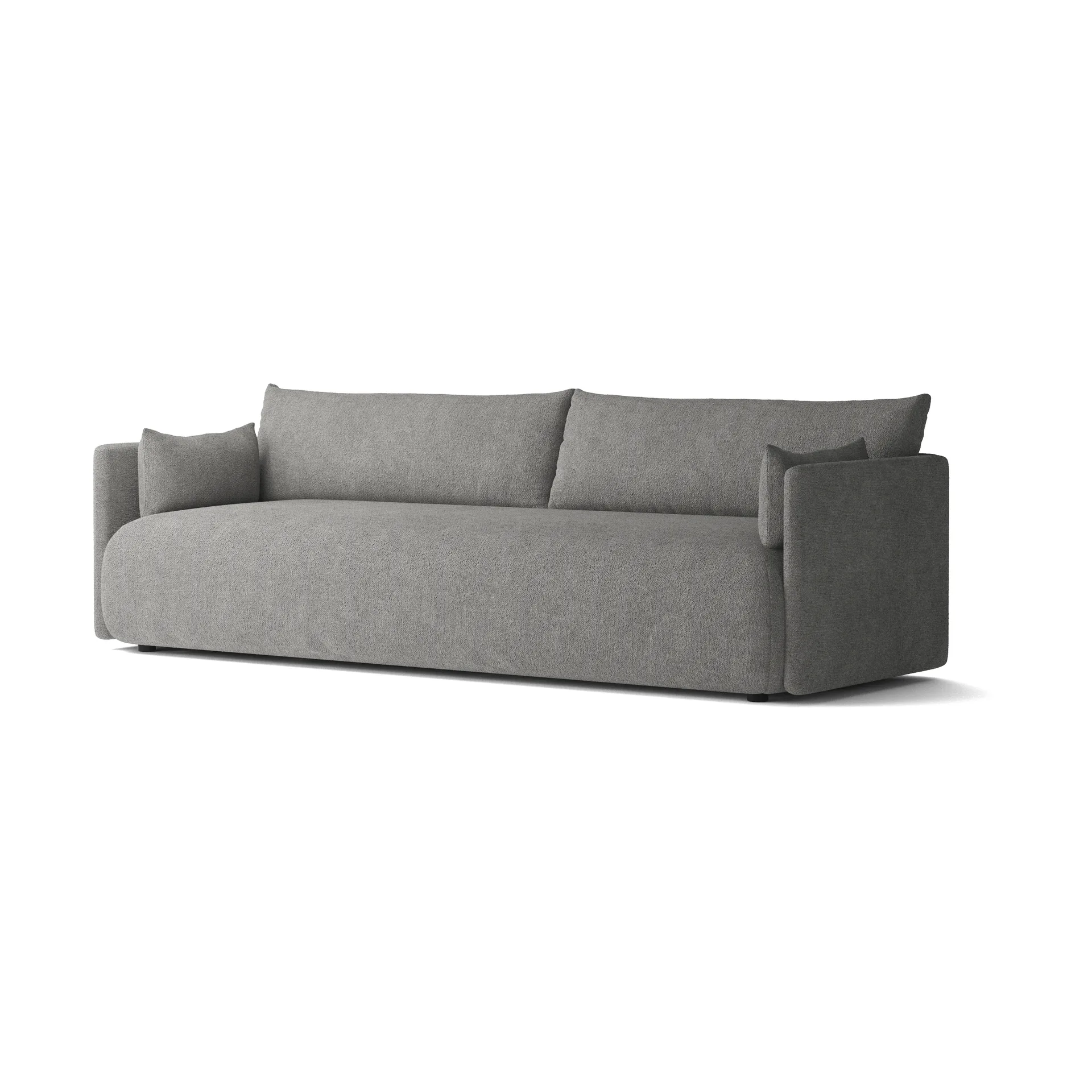 Offset Sofa 3-Sitzer, Audo Bouclé 16 Dark grey Audo Copenhagen