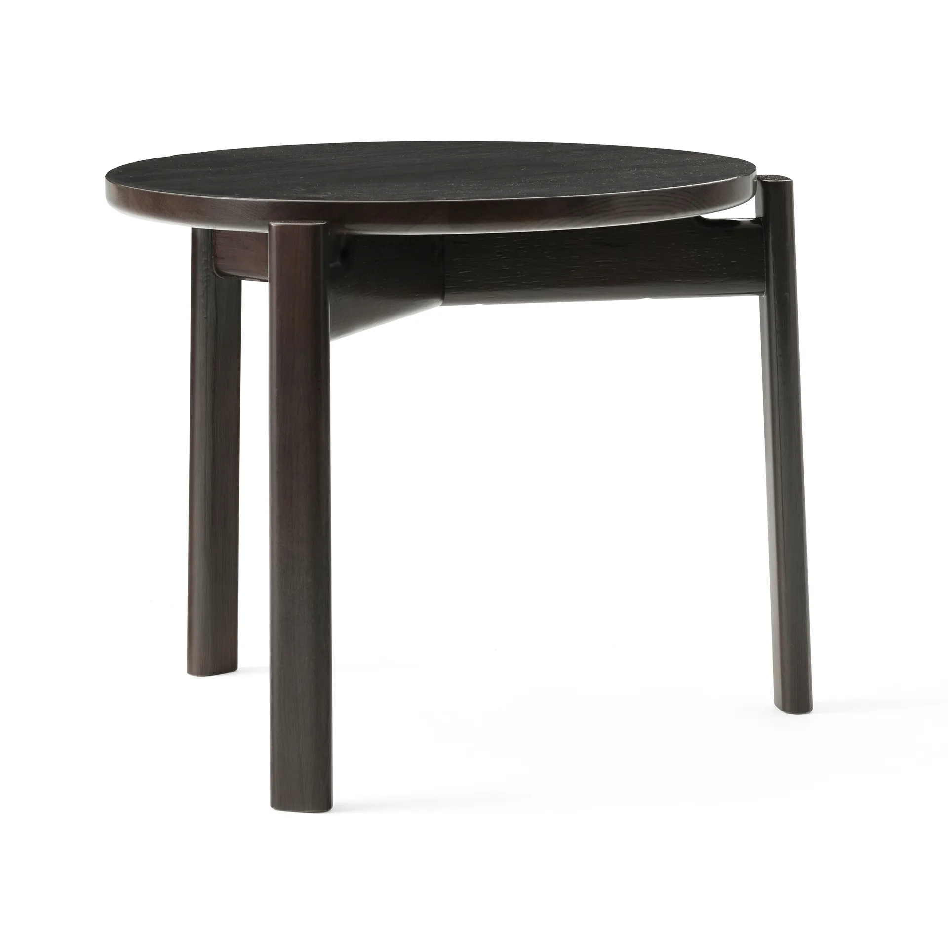Passage Couchtisch Ø50cm, Eiche dunkel lackiert Audo Copenhagen