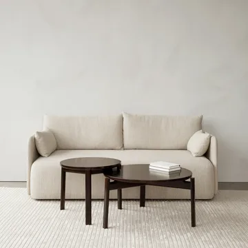 Passage Couchtisch Ø50cm - Eiche dunkel lackiert - Audo Copenhagen