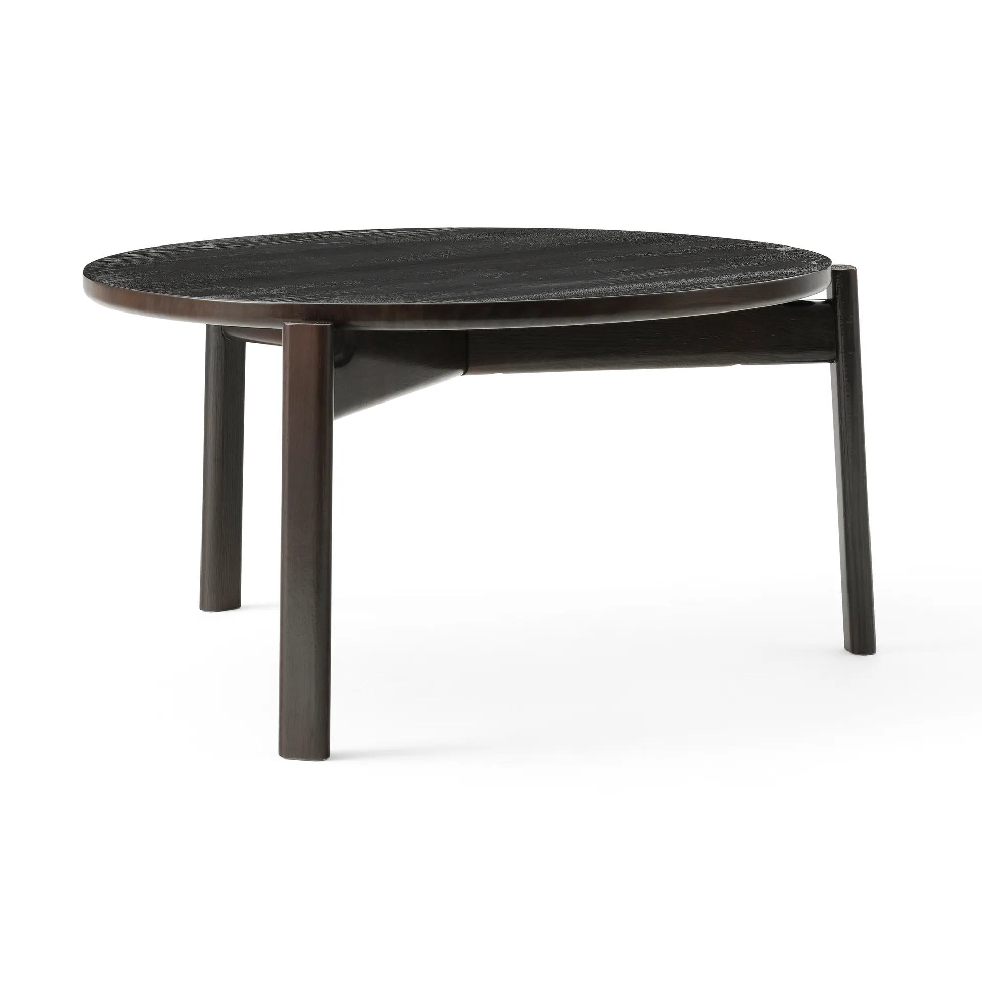 Passage Couchtisch Ø70cm, Eiche dunkel lackiert Audo Copenhagen