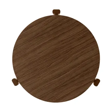 Passage Couchtisch - Dunkel gebeizte Eiche, Ø50 cm - Audo Copenhagen