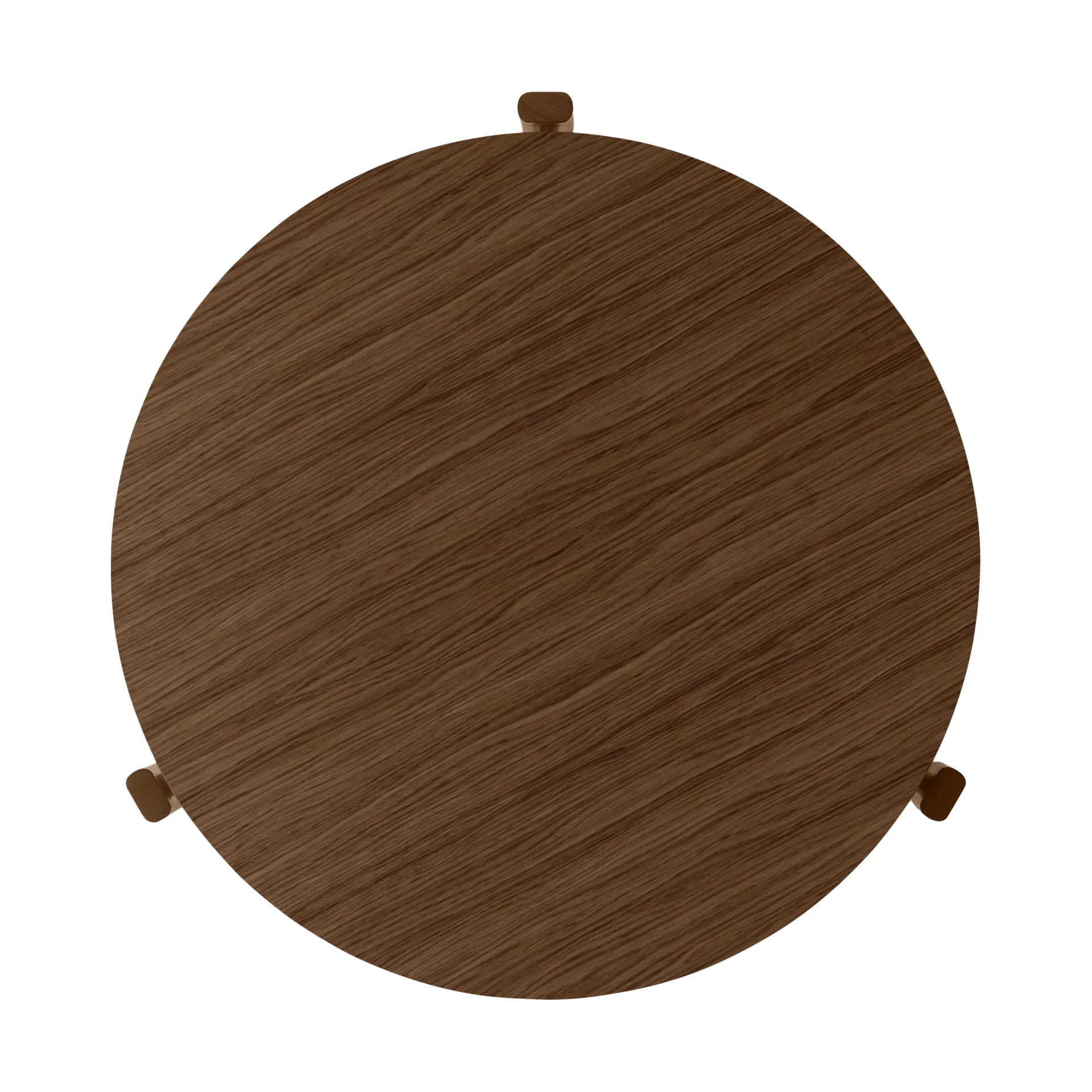 Passage Couchtisch, Dunkel gebeizte Eiche, Ø70 cm Audo Copenhagen