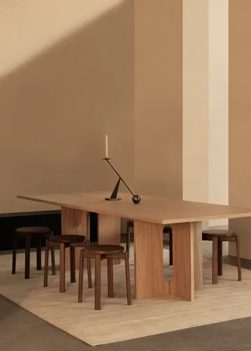 Passage Hocker - Dunkel gebeizte Eiche - Audo Copenhagen