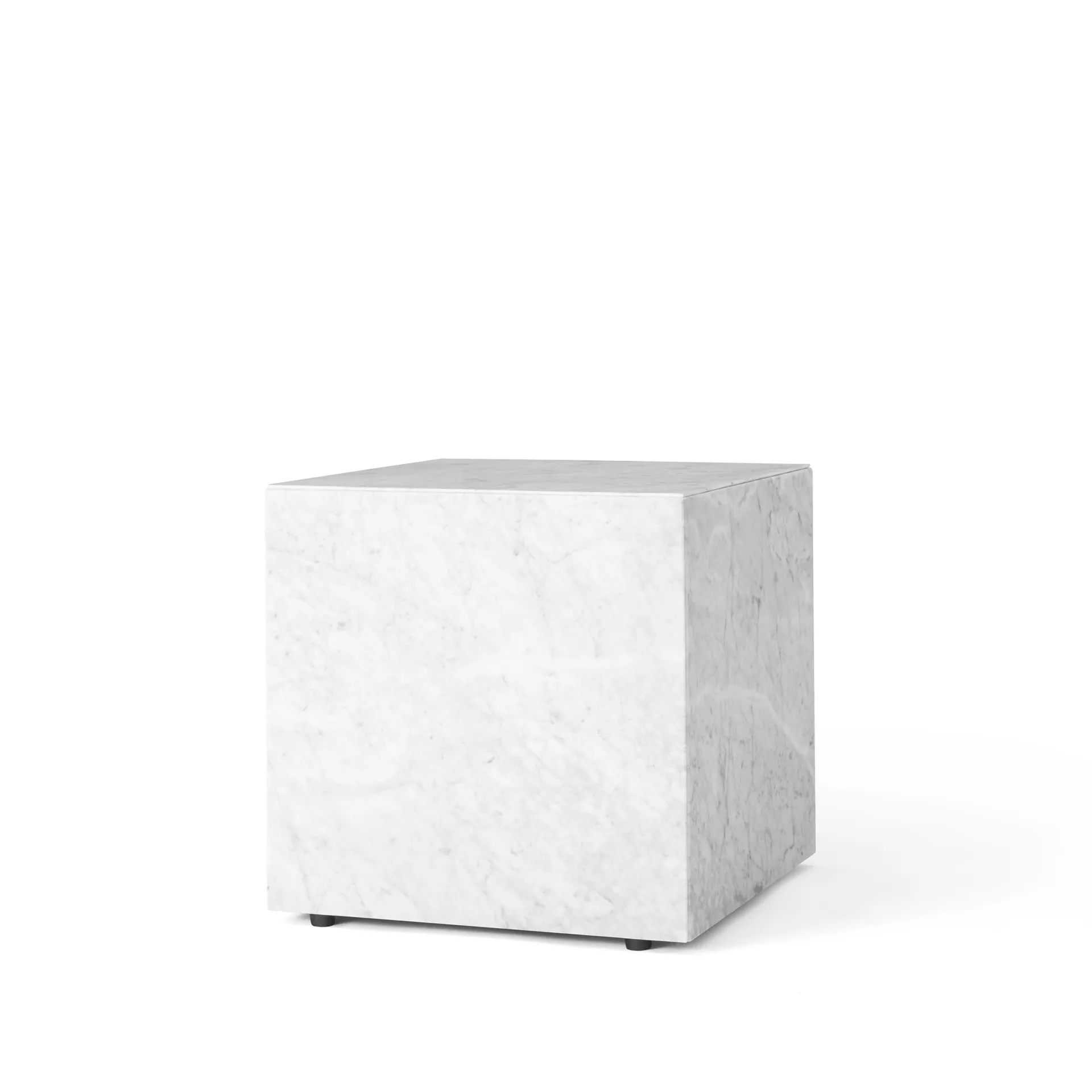 Plinth Beistelltisch, White, cube Audo Copenhagen