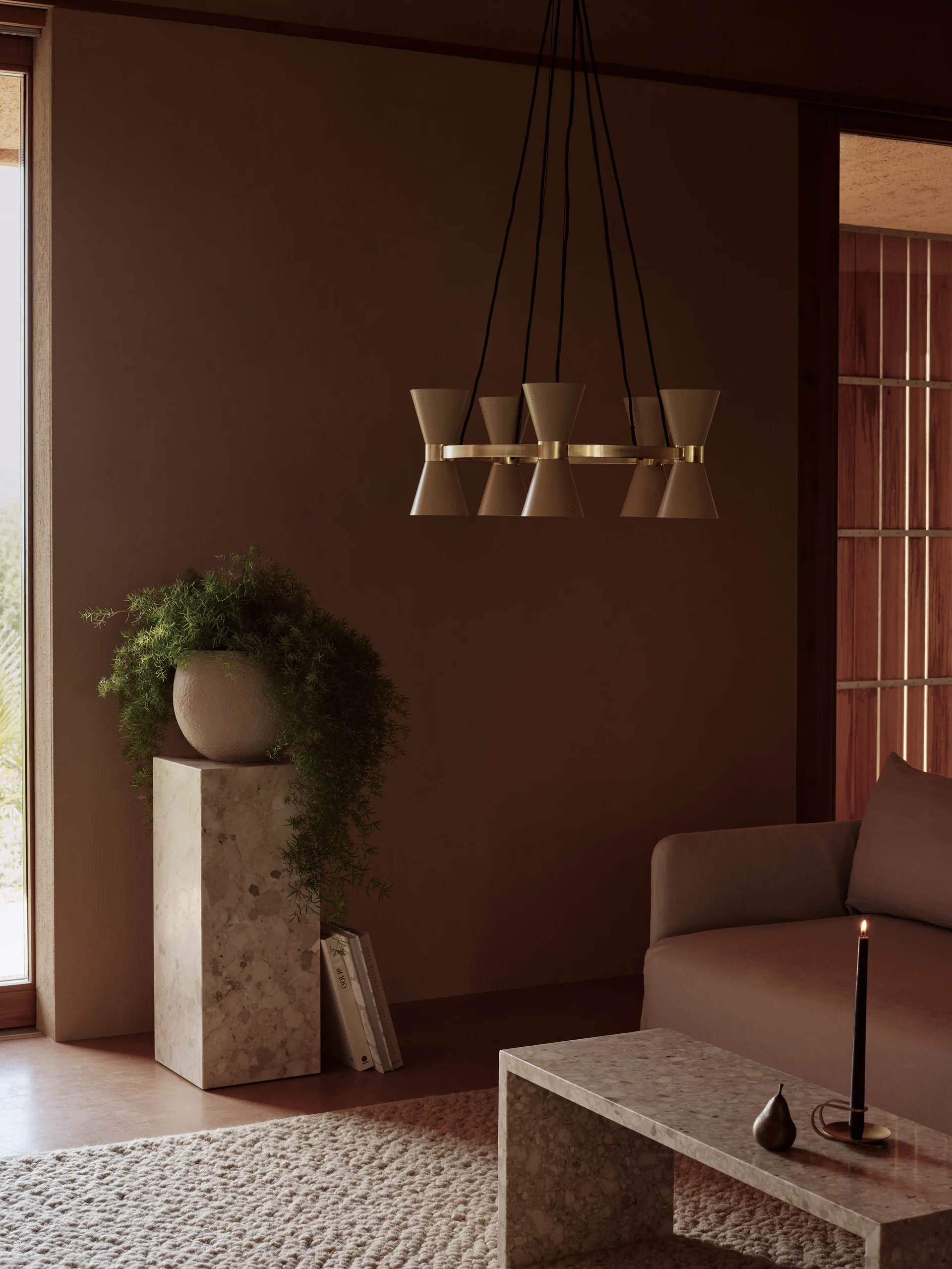 Plinth Bridge Beistelltisch, Kunis Breccia Audo Copenhagen