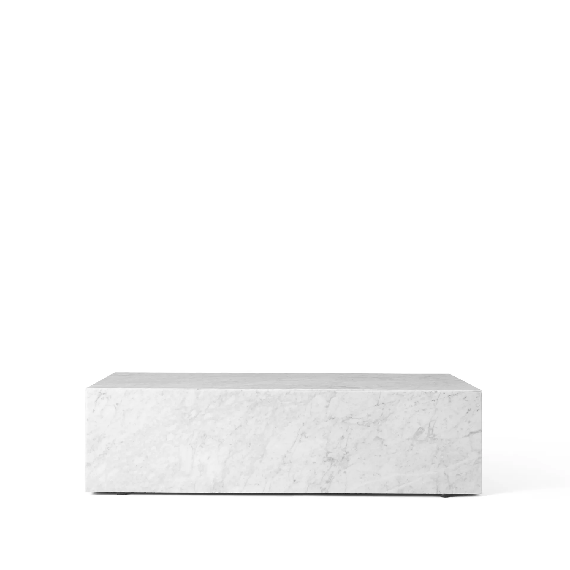 Plinth Couchtisch, White, low Audo Copenhagen