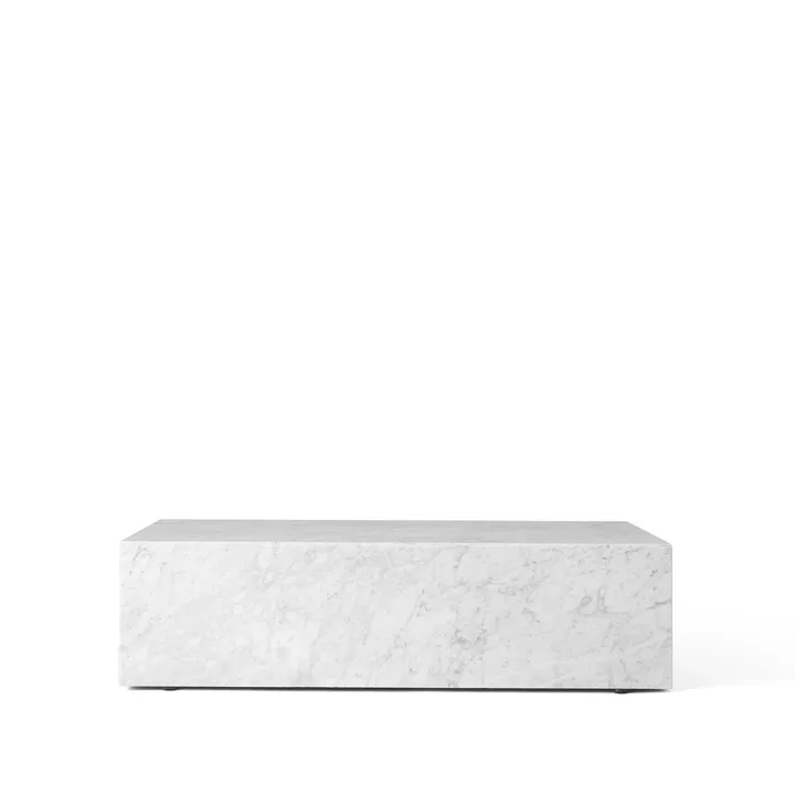 Plinth Couchtisch - White, low - Audo Copenhagen