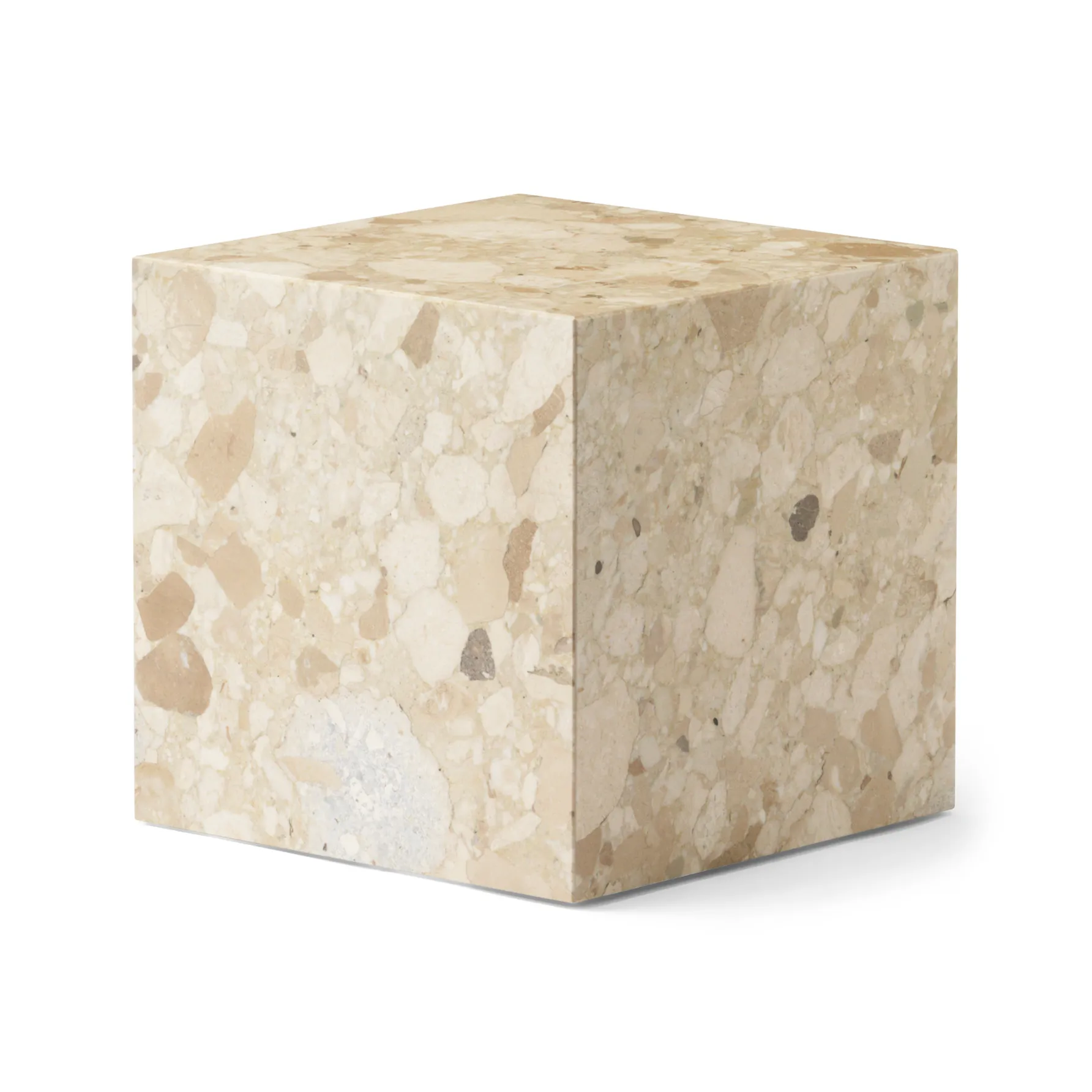 Plinth Cubic Blumentopfständer 40x40 cm, Kunis Breccia Audo Copenhagen