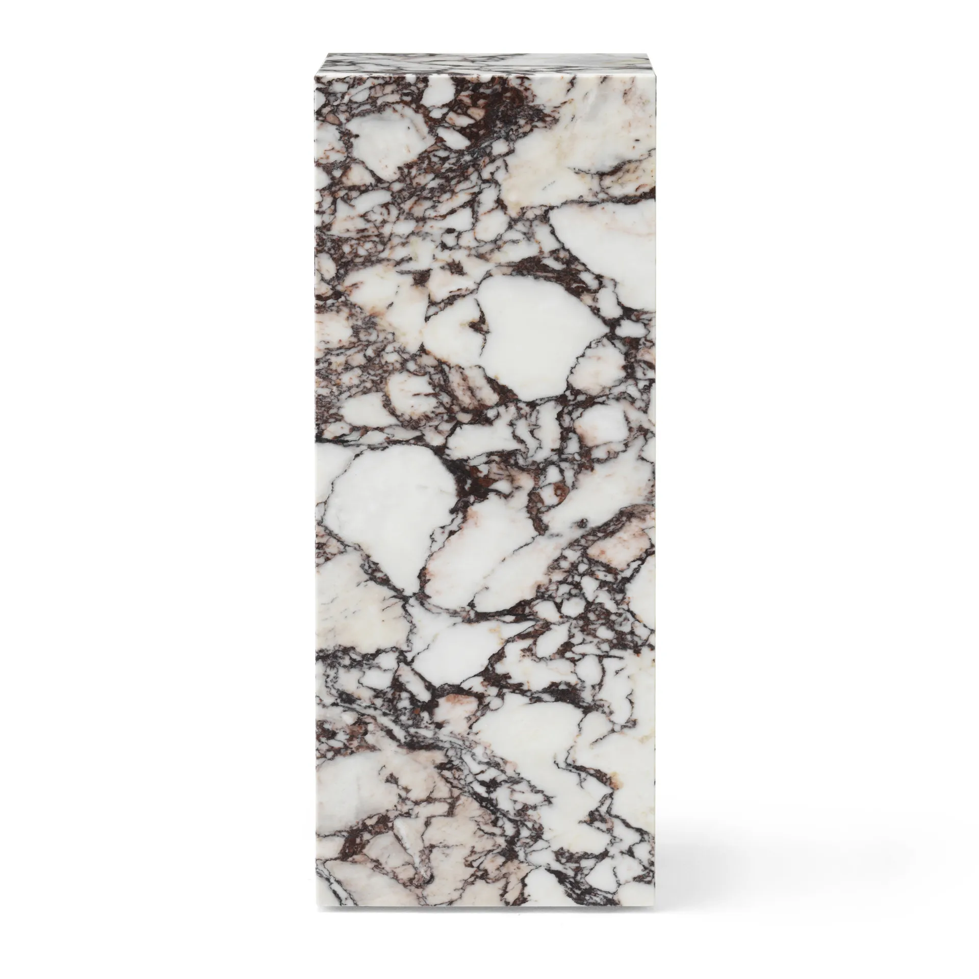 Plinth Pedestal Blumentopfständer, Calacatta Viola Audo Copenhagen