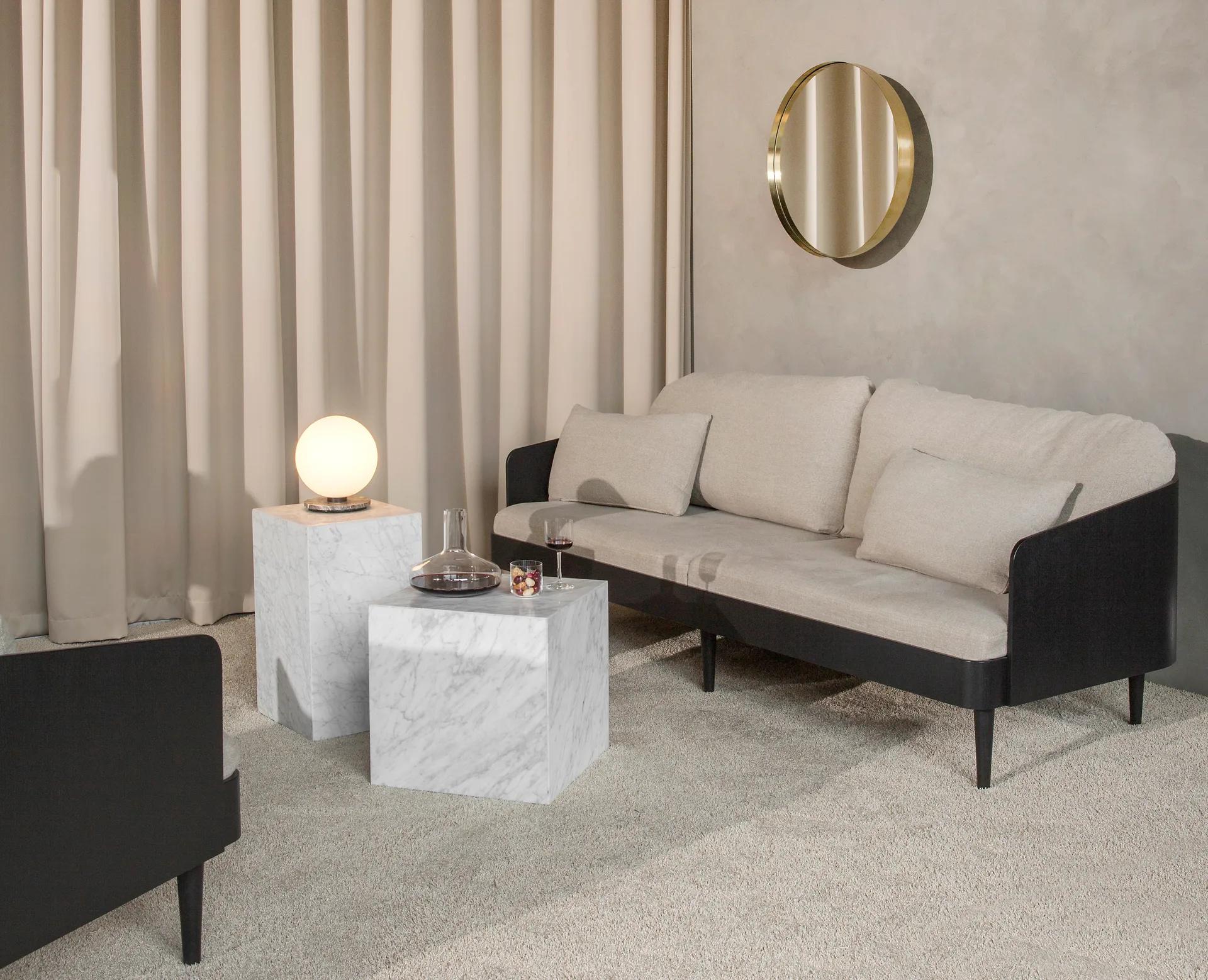 Plinth tall Beistelltisch 30x30x51 cm, White Audo Copenhagen